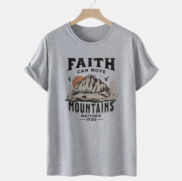Matthew 17:20 Bible Verse T-Shirt (One Piece)