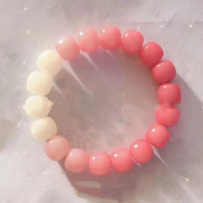 Colorful Gradient Ice-Through Bracelet