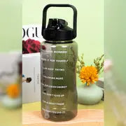 64OZ Motivational Water Bottle with Time Markings