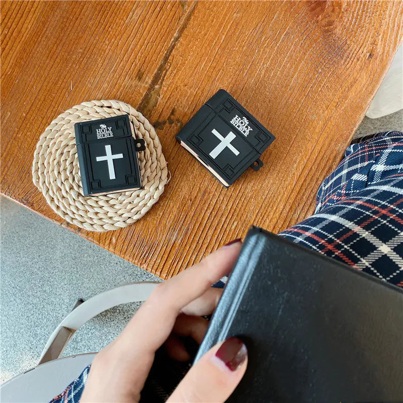 3D Bible Design Protective Case for AirPods Pro
