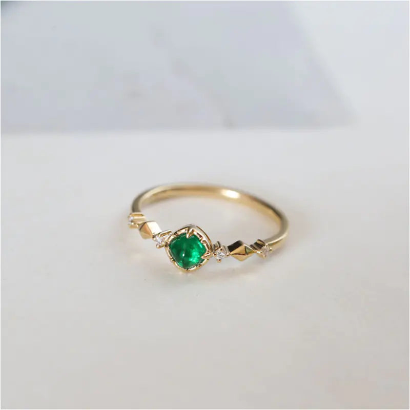 Gold-Plated Sterling Silver Women's Bracelet with Zircon