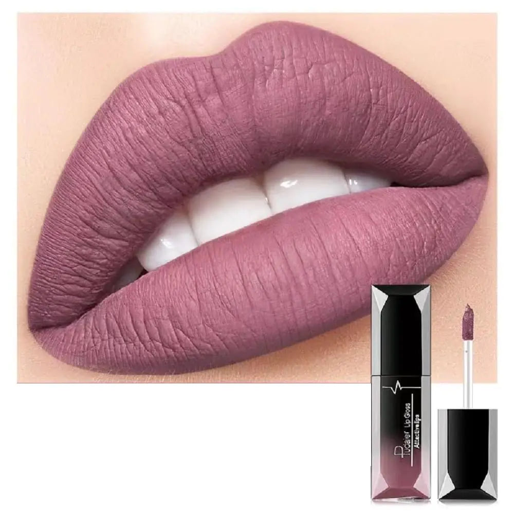 Popular Pudaiier21 21 Colors Matte Liquid Lipstick Waterproof Long Lasting Lip Gloss Non-sticky Lip Gloss Lip Balm (1)