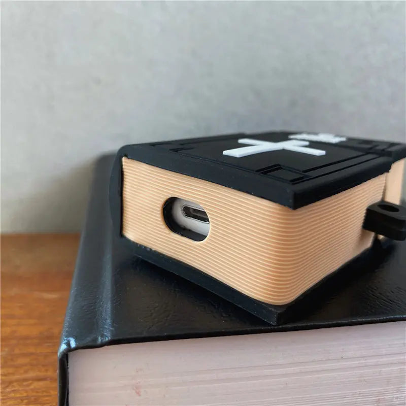 3D Bible Design Protective Case for AirPods Pro