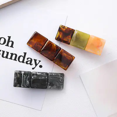 Acrylic Hair Clips - Duckbill Style Hairpins