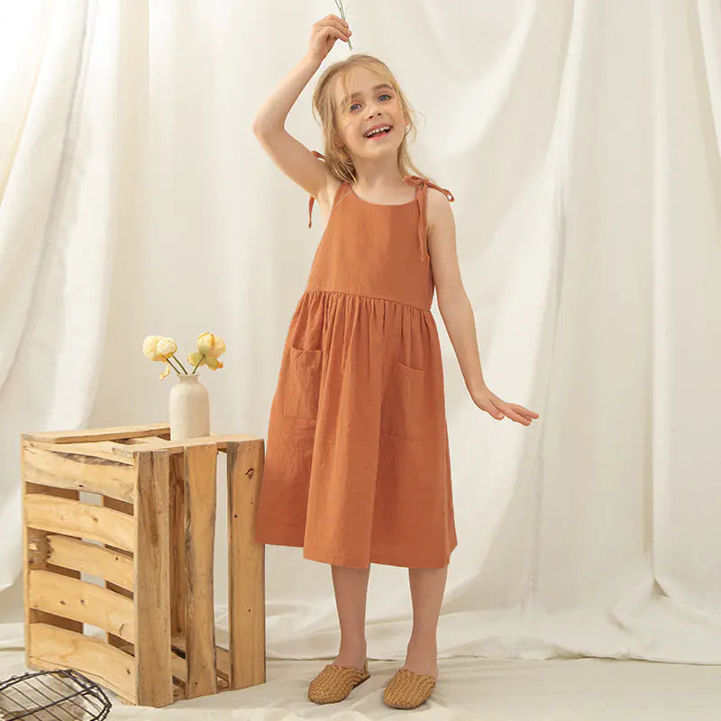 Elegant Spring Summer Casual Dresses for Girls