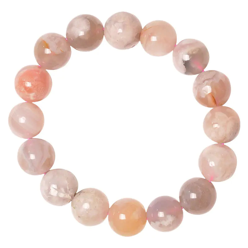 Cherry Blossom Agate Bracelet