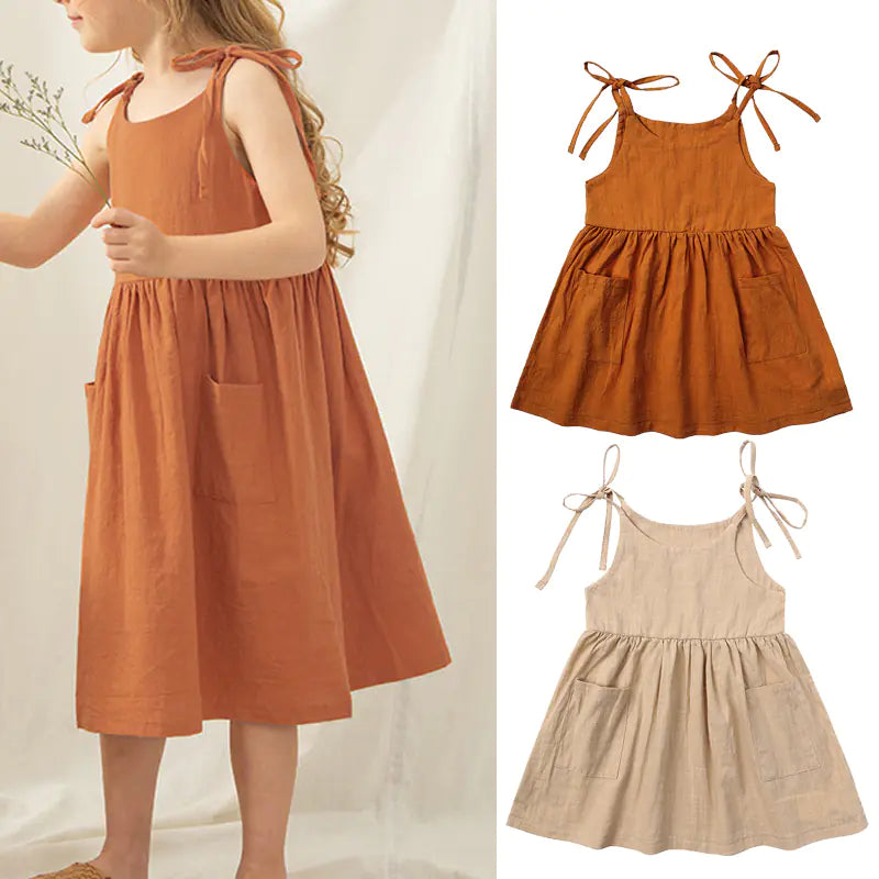 Elegant Spring Summer Casual Dresses for Girls