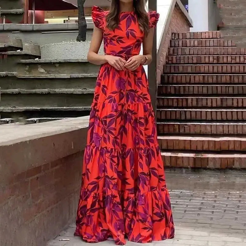 2023 Summer Fashion Floral Maxi Dress for Women